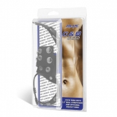 Утяжка на пенис и мошонку Cock Ring With 1.5  Ball Stretcher And Optional Weight Ring - BlueLine - купить с доставкой в Нижнекамске