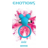 Голубое эрекционное виброколечко Emotions Minnie Breeze - Lola Games - в Нижнекамске купить с доставкой