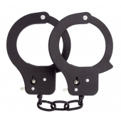 Чёрные наручники из листового металла BONDX METAL CUFFS BLACK - Dream Toys - купить с доставкой в Нижнекамске