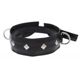 Полиуретановый ошейник с пуклями и D-кольцами Collar with Studs - Blush Novelties - купить с доставкой в Нижнекамске