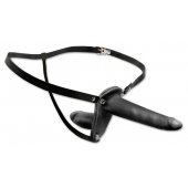 Женский страпон с вагинальной пробкой Double Penetrix Strap-on - 15 см. - Pipedream - купить с доставкой в Нижнекамске