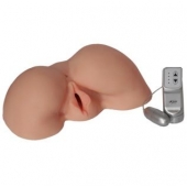 Телесная вибровагина из киберкожи с выносным пультом - LOVETOY (А-Полимер) - в Нижнекамске купить с доставкой