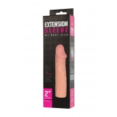 Телесная насадка-удлинитель Extension sleeve - 17 см. - Sitabella - в Нижнекамске купить с доставкой