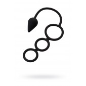 Тройное эрекционное кольцо с анальным хвостом Drop S-size - Erotist Adult Toys - в Нижнекамске купить с доставкой