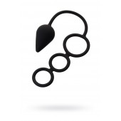 Тройное эрекционное кольцо с анальным хвостом Drop M-size - Erotist Adult Toys - в Нижнекамске купить с доставкой