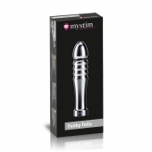 Ребристый фаллоимитатор для электростимуляции Funky Fella Rill Dildo - 13 см. - MyStim - купить с доставкой в Нижнекамске