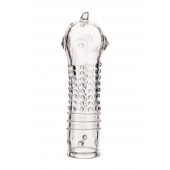 Прозрачная закрытая насадка на пенис TOYFA A-Toys - 14,7 см. - A-toys - в Нижнекамске купить с доставкой