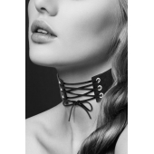 Оригинальный ошейник-чокер со шнуровкой - Bijoux Pour Toi - купить с доставкой в Нижнекамске