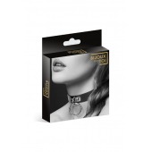 Узенький ошейник из полиуретана с кольцом - Bijoux Pour Toi - купить с доставкой в Нижнекамске