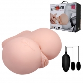 Вагина и анус с вибрацией CrazyBull Vagina and Ass - Baile - в Нижнекамске купить с доставкой