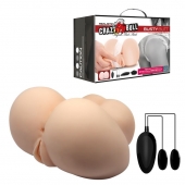 Вагина и анус с вибрацией Crazy Bull Busty Butt - Baile - в Нижнекамске купить с доставкой