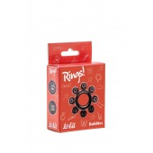 Чёрное эрекционное кольцо Rings Bubbles - Lola Games - в Нижнекамске купить с доставкой
