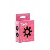 Чёрное эрекционное кольцо Rings Gear - Lola Games - в Нижнекамске купить с доставкой