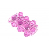 Розовая насадка на пенис Rings Armour - Lola Games - в Нижнекамске купить с доставкой