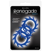 Набор из 3 синих эрекционных колец Renegade Gears - NS Novelties - в Нижнекамске купить с доставкой