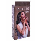 Кляп-трензель Lora с металлическими кольцами - Rebelts - купить с доставкой в Нижнекамске