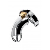 Серебристый мужской пояс верности TOYFA Metal - ToyFa - купить с доставкой в Нижнекамске