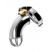 Серебристый мужской пояс верности TOYFA Metal - ToyFa - купить с доставкой в Нижнекамске