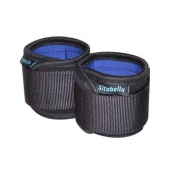 Неопреновые черно-синие наручники - Sitabella - купить с доставкой в Нижнекамске