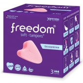 Женские гигиенические тампоны без веревочки FREEDOM normal - 3 шт. - Freedom - купить с доставкой в Нижнекамске