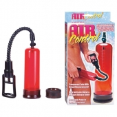 Вакуумная помпа с двумя сменными насадками NEW STAY HARD PUMP CLEAR RED - Seven Creations - в Нижнекамске купить с доставкой