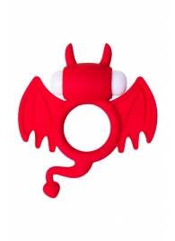 Красное эрекционное кольцо на пенис JOS COCKY DEVIL - JOS - в Нижнекамске купить с доставкой