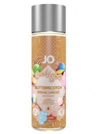 Смазка на водной основе Candy Shop Butterscotch с ароматом ирисок - 60 мл. - System JO - купить с доставкой в Нижнекамске
