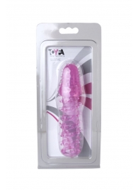 Розовая насадка с нежными шипами - 13,5 см. - Toyfa Basic - в Нижнекамске купить с доставкой