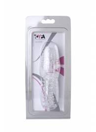 Прозрачная насадка с шишечками и шипами - 13,5 см. - Toyfa Basic - в Нижнекамске купить с доставкой