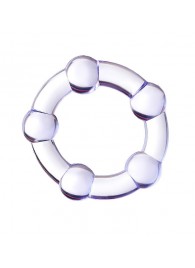 Фиолетовое эрекционное кольцо A-Toys - A-toys - в Нижнекамске купить с доставкой