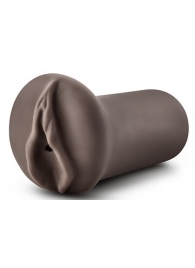 Коричневый мастубратор-вагина Nicole s Kitty - Blush Novelties - в Нижнекамске купить с доставкой