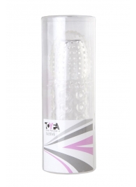 Прозрачная закрытая гелевая насадка - 13,5 см. - Toyfa Basic - в Нижнекамске купить с доставкой