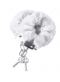 Наручники с белой меховой опушкой - ToyFa - купить с доставкой в Нижнекамске