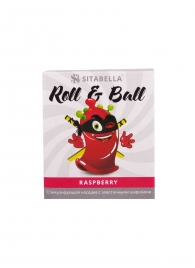 Стимулирующий презерватив-насадка Roll   Ball Raspberry - Sitabella - купить с доставкой в Нижнекамске