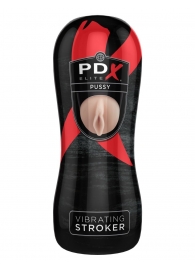 Мастурбатор-вагина Vibrating Pussy Stroker с вибрацией - Pipedream - в Нижнекамске купить с доставкой