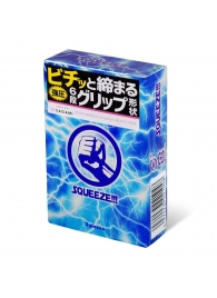 Презервативы Sagami Squeeze волнистой формы - 5 шт. - Sagami - купить с доставкой в Нижнекамске