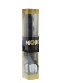 Черная ёлочка-насадка для двойного проникновения Mojo Bumpy - 15 см. - Seven Creations - в Нижнекамске купить с доставкой