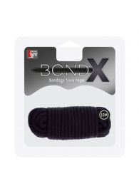 Черная веревка для связывания BONDX LOVE ROPE - 10 м. - Dream Toys - купить с доставкой в Нижнекамске