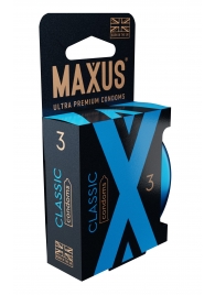 Классические презервативы в железном кейсе MAXUS Classic - 3 шт. - Maxus - купить с доставкой в Нижнекамске