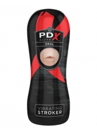 Мастурбатор-ротик Vibrating Oral Stroker - Pipedream - в Нижнекамске купить с доставкой