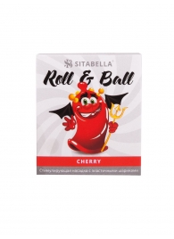 Стимулирующий презерватив-насадка Roll   Ball Cherry - Sitabella - купить с доставкой в Нижнекамске
