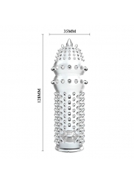 Закрытая прозрачная насадка Crystal sleeve - 14,2 см. - Erowoman-Eroman - в Нижнекамске купить с доставкой