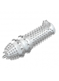 Закрытая прозрачная насадка Crystal sleeve - 14,2 см. - Erowoman-Eroman - в Нижнекамске купить с доставкой