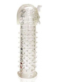 Закрытая прозрачная насадка на пенис Crystal Sleeve Faraon - 13,5 см. - Erowoman-Eroman - в Нижнекамске купить с доставкой