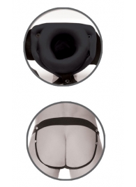 Черный полый страпон унисекс Hollow Strap-On - 14,5 см. - Pipedream - купить с доставкой в Нижнекамске