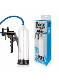 Прозрачная вакуумная помпа Sex Expert с насосом - Sex Expert - в Нижнекамске купить с доставкой