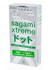 Презервативы Sagami Xtreme Type-E с точками - 10 шт. - Sagami - купить с доставкой в Нижнекамске
