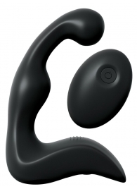 Черный вибромассажер простаты с пультом ДУ Control P-Spot Pro - Pipedream - в Нижнекамске купить с доставкой