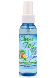 Очищающий спрей для игрушек CLEAR TOY Tropic - 100 мл. - Биоритм - купить с доставкой в Нижнекамске