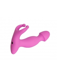 Розовый стимулятор простаты с усиками - 15 см. - 4sexdreaM - в Нижнекамске купить с доставкой